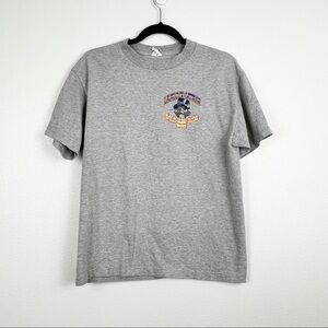 Laughlin Oatman 2011 Motorcycle Ride Short Sleeve Tee‎ Shirt Gray M